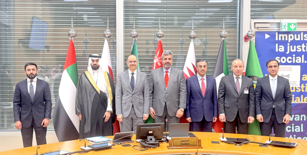 Labour and Legal Affairs Minister Yousif Khalaf chaired the 46th GCC Labour Ministers’ co-ordination meeting in Geneva, as part of Bahrain’s presidency of the current session of the GCC. Held on the sidelines of the 114th session of the International Labour Conference, the meeting focused on advancing labour co-operation among GCC member states and aligning positions on key issues under discussion at the conference.